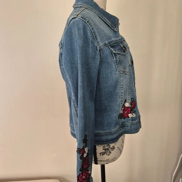 Embroidered Jean Jacket - Picture 3 of 8